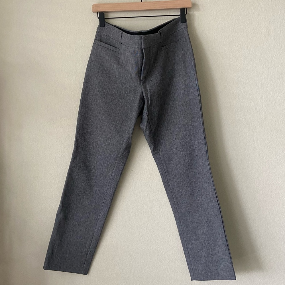 Banana Republic Sloan Dress Pant, Heather Grey, Size 6